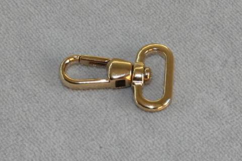 10 Karabinerhaken 20 mm Vergoldet 057 - Bild: a22