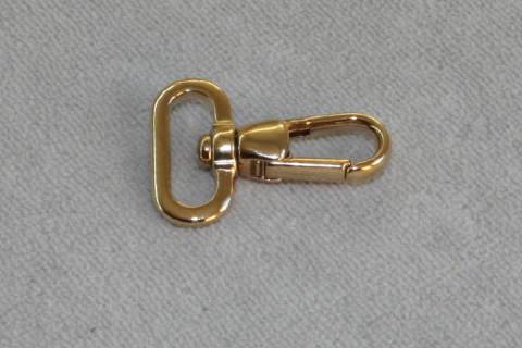 10 Karabinerhaken 20 mm Vergoldet 057 - Bild: a3