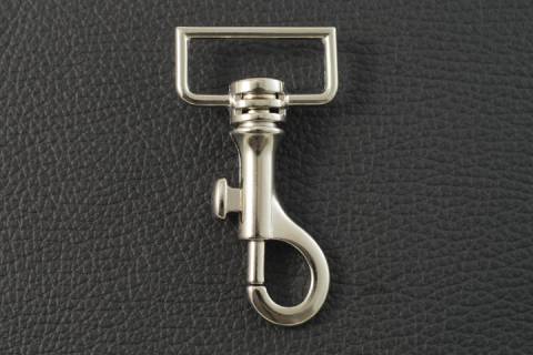 10 Karabinerhaken 30 mm Vernickelt - 035