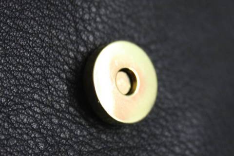 10 Magnetverschl&uuml;sse 18 mm Gold H4-169 - Bild: A2