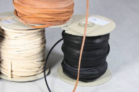 10 Meter K&auml;nguruleder - Flachband 3 mm - Bild: A4