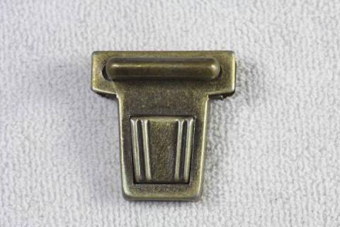 10 Steckverschl&uuml;sse - Mappenverschl&uuml;sse Altmessing H5-256 