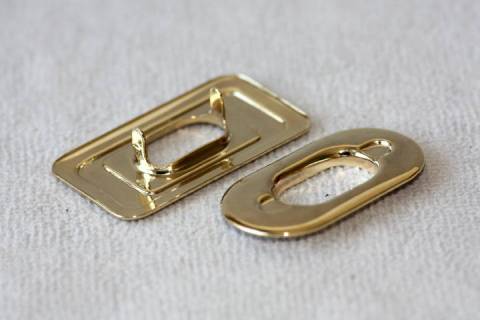 10 Drehverschl&uuml;ss - Wirbelschl&ouml;sser Gold 352 - Bild: a2