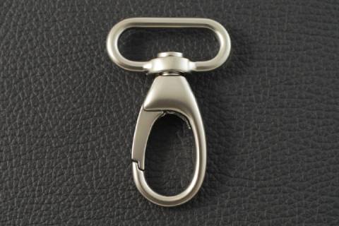 10 Karabinerhaken 30 mm Mattnickel 059