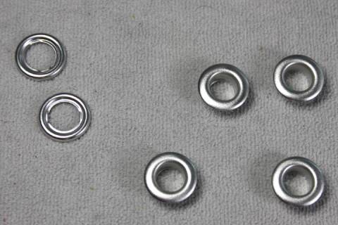 100 &Ouml;sen - Eyelets Box 8,7 mm Silver - Bild: A1