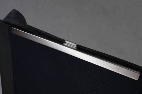 Papillon Lederhandtaschen Blau-Grau - Bild: A3