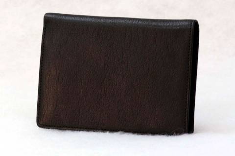 Sonnenleder Geldb&ouml;rsen Weser R - Bild: Farbe-Schwarz