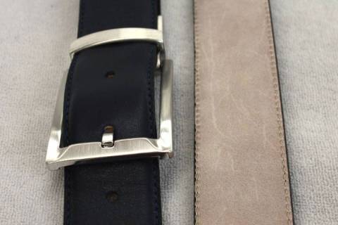 Anzugg&uuml;rtel Blau 35 mm 157 - Bild: A6