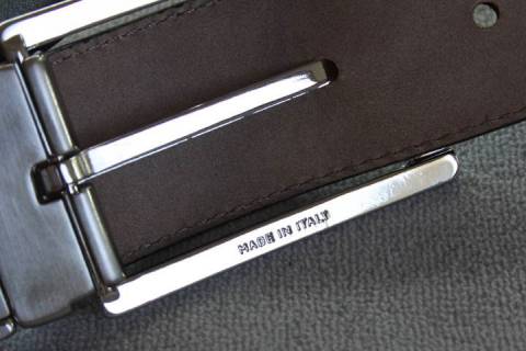 Anzugg&uuml;rtel Blau 35 mm 157 - Bild: A8