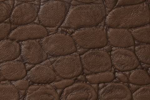 Leder - Krokoprägung dünn - Bild: Farbe-caramel