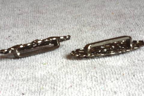 Blumen - Schn&ouml;rkel Zierelemente Altsilber 4251 - Bild: A1