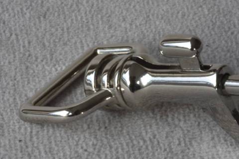 Karabinerhaken - Bolzenkarabiner 25 mm Nickel 012 - Bild: A5