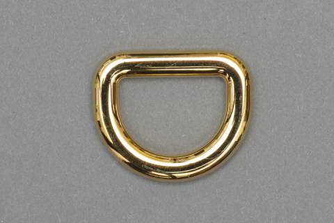 D - Ring - Halbring 20 mm vergoldet 250