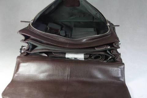 Damen - Leder - Aktentaschen mit Laptopfach 457 - Bild: A6