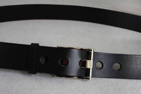 Damenledergürtel 001A - Bild: Lederfarben-Anthrazit_1