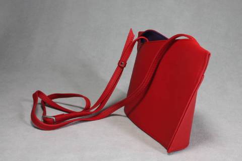 Design Ledertaschen Wave 22512 Rot/Lila - Bild: A3