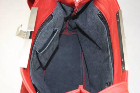 Olbrish b - Minishopper - Ledershopper Mona - Rot - Bild: A6