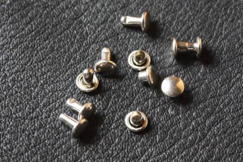 1.000 Doppelkopf - Hohlnieten 5/7 Nickel 380