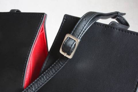 Duett Designledertaschen - Olbrish b Schwarz - Rot - Bild: A1