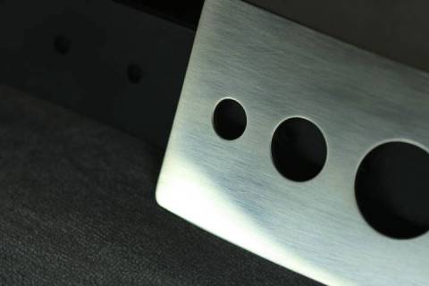 Edelstahlg&uuml;rtel-Leder 40 mm 090 - Bild: A2