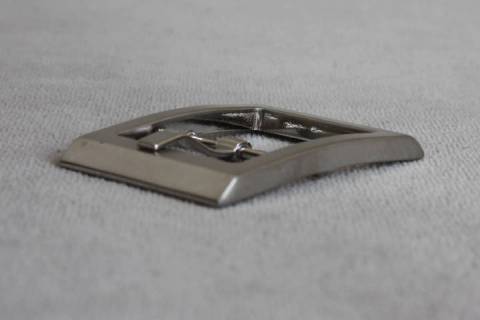 Doppelsteg - G&uuml;rtelschliessen Palladium satiniert 30 mm - 205 - Bild: A4