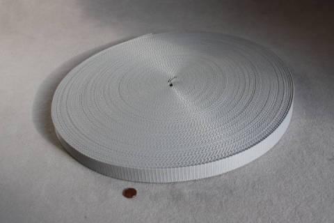 Gurtb&auml;nder 25 mm Hellgrau