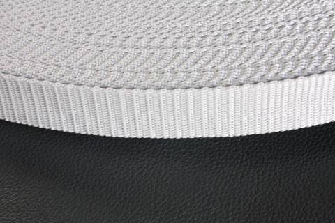 Gurtb&auml;nder 25 mm Hellgrau - Bild: A2