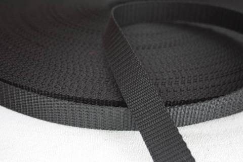 10 Meter Gurtband 20 mm Schwarz - Bild: A1