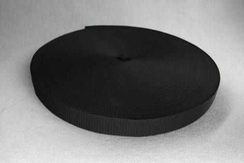 Gurtband 38 mm Schwarz - Bild: A1