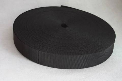 Gurtband 50 mm Schwarz - Bild: A1