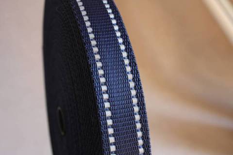 10 Meter Reflektorbänder 25 mm - Bild: Farbe-Blau_3