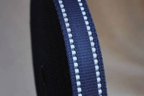 Reflecktierende B&auml;nder 25 mm - Bild: Farbe-Blau_3