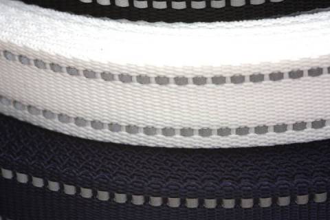 Reflecktierende B&auml;nder 25 mm - Bild: Farbe-Weiss_2