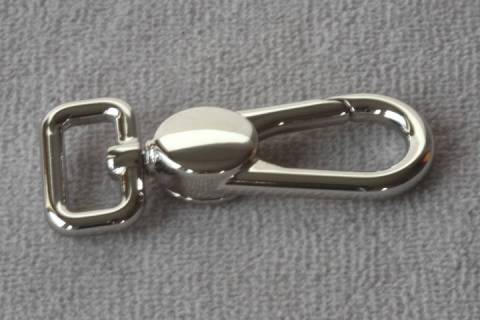 Karabinerhaken 15 mm Nickel Gl&auml;nzend 363 - Bild: A3