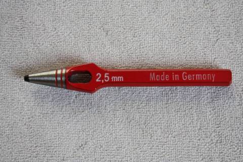 Henkellocheisen Rund 2,5 mm