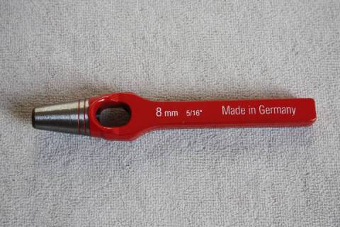 Henkellocheisen Rund 8 mm