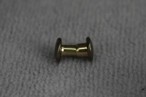 100 Doppelkopf - Hohlnieten 5/7 Altmessing 380