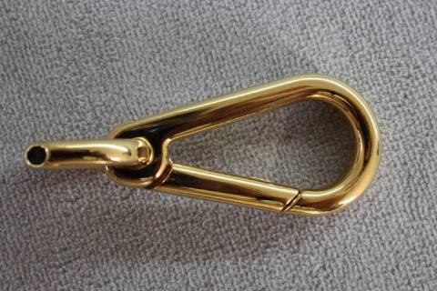 Karabinerhaken 20 mm Vergoldet 020 - Bild: A5