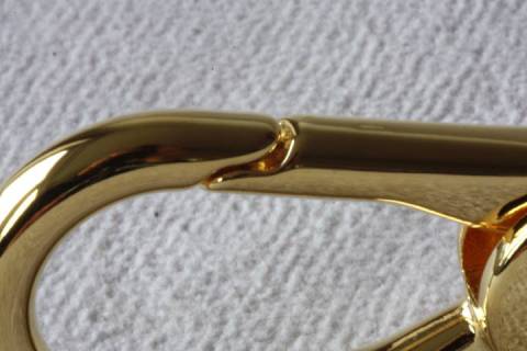 Karabinerhaken - 25 mm - Gold - 356 - Bild: A6