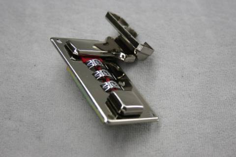 Koffer - Zahlenschloesser Silbern - 34 mm 127A - Bild: A3