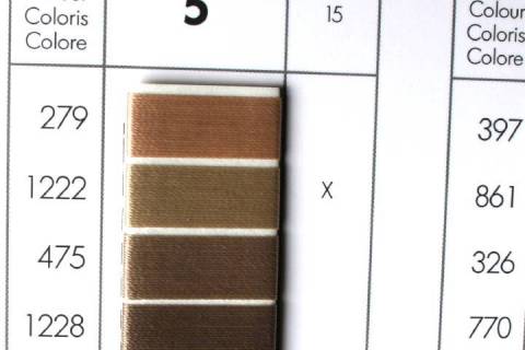 Garne - Faeden - Zwirne 400 - 5.000 - Bild: Farbe-Crema-1222