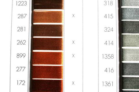 Serafil - Ledergarn - N&auml;hgarn f&uuml;r Leder 60 - 600 - Bild: Farbe-Blass-Peru-287
