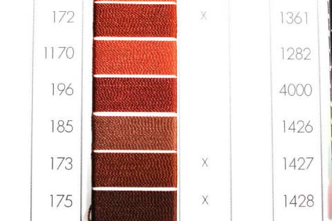 Serafil - Ledergarn - N&auml;hgarn f&uuml;r Leder 60 - 600 - Bild: Farbe-Cognac-Braun-173