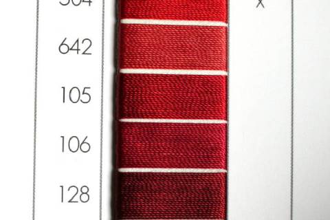 Serafil - Ledergarn - Nähgarn für Leder 60 - 600 - Bild: Farbe-Dunkelrot-105