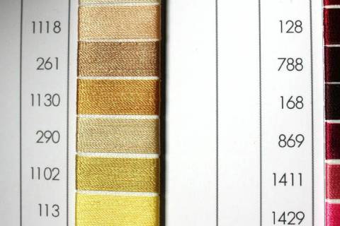 Serafil - Ledergarn - N&auml;hgarn f&uuml;r Leder 60 - 600 - Bild: Farbe-Oker-mild-1130