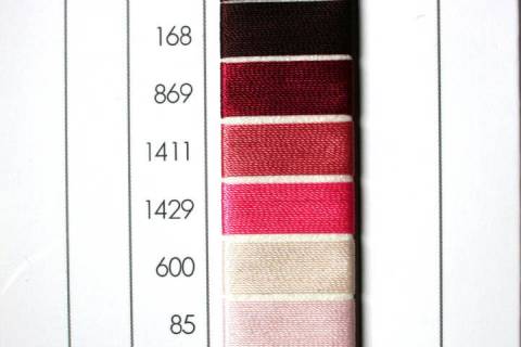 Serafil - Ledergarn Stärke 60 - 1800 - Bild: Farbe-Roseweiss-600