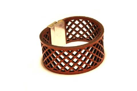 Lederarmb&auml;nder - Lederarmband MU 5 - Bild: Lederfarbe-Rot_6