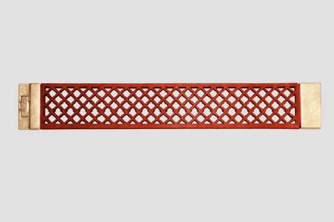 Lederarmb&auml;nder - Lederarmband MU 5 - Bild: Farbe-dunkelrot