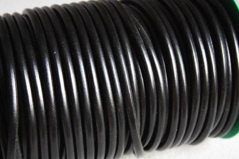 10 Meter Lederrundschnur endlos 6 mm  - Bild: A1