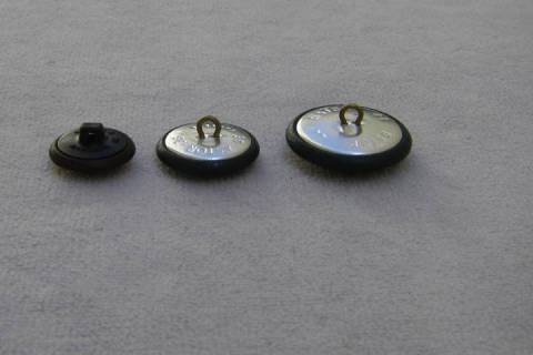 Lederkn&ouml;pfe - Stoffkn&ouml;pfe - Lederknopf - Bild: A6